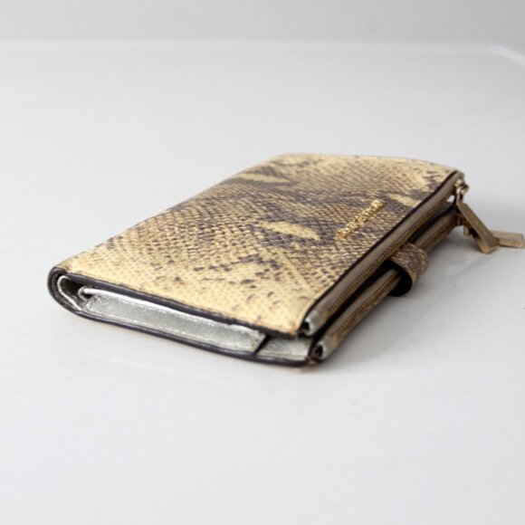 Michael Kors Python Embossed Leather Wallet - Picture 6 of 12
